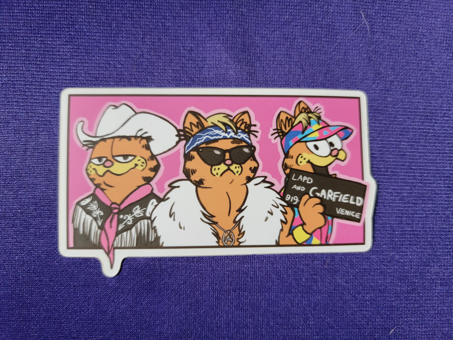 UNHINGED GARFIELD CAT STICKERS