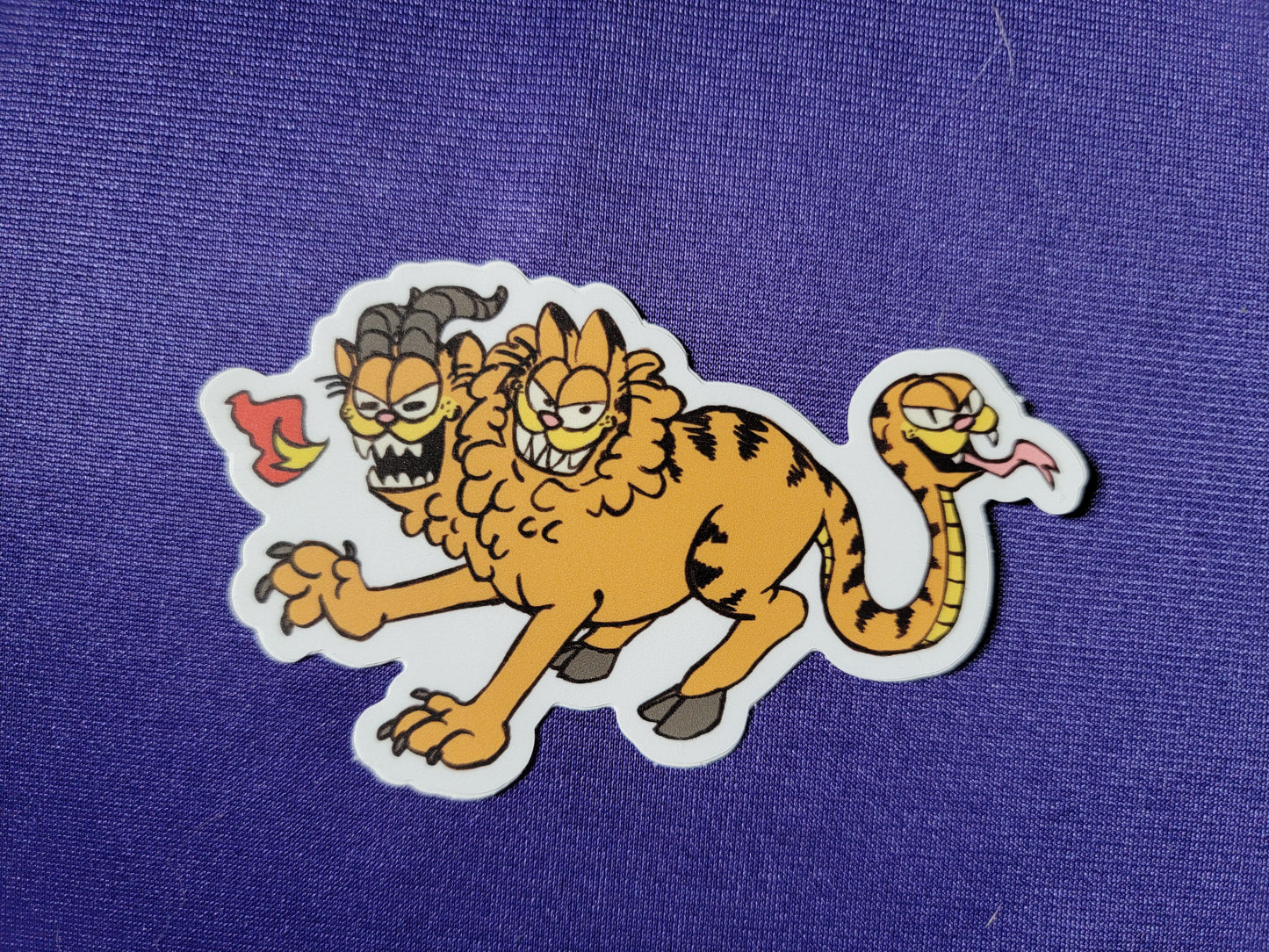 UNHINGED GARFIELD CAT STICKERS