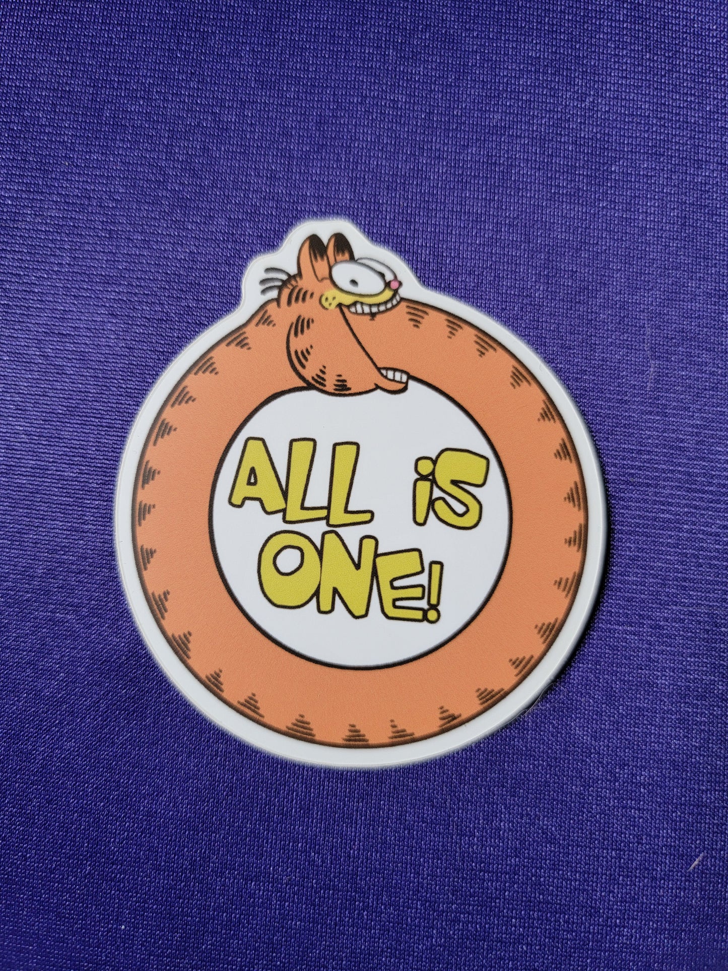 UNHINGED GARFIELD CAT STICKERS