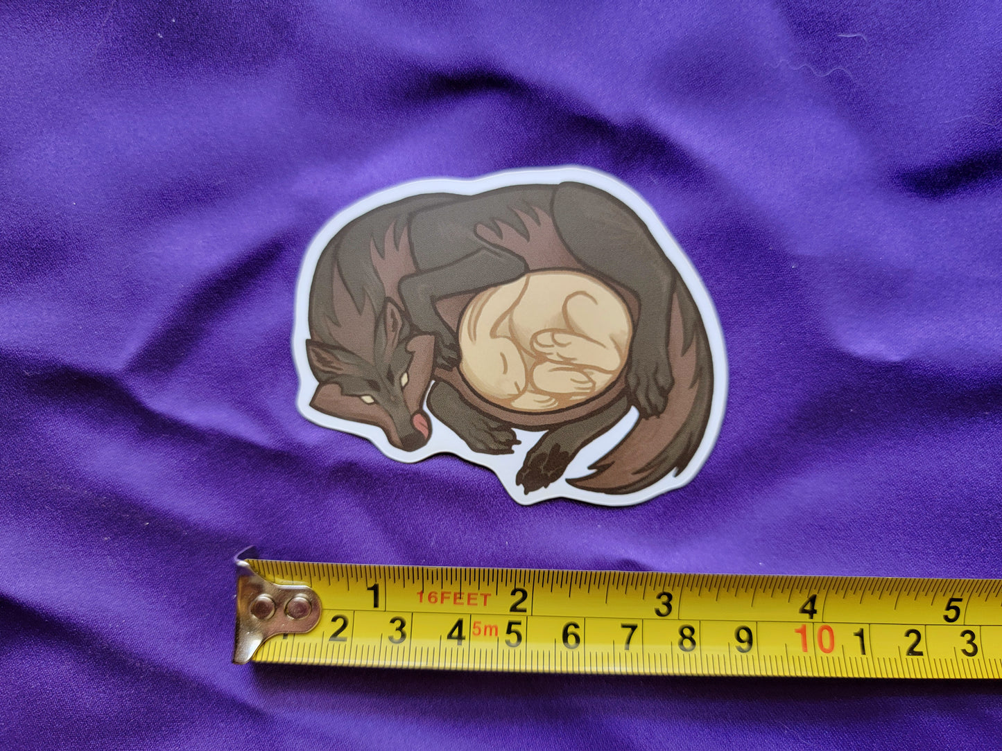WOLF & RABBIT VORE STICKER