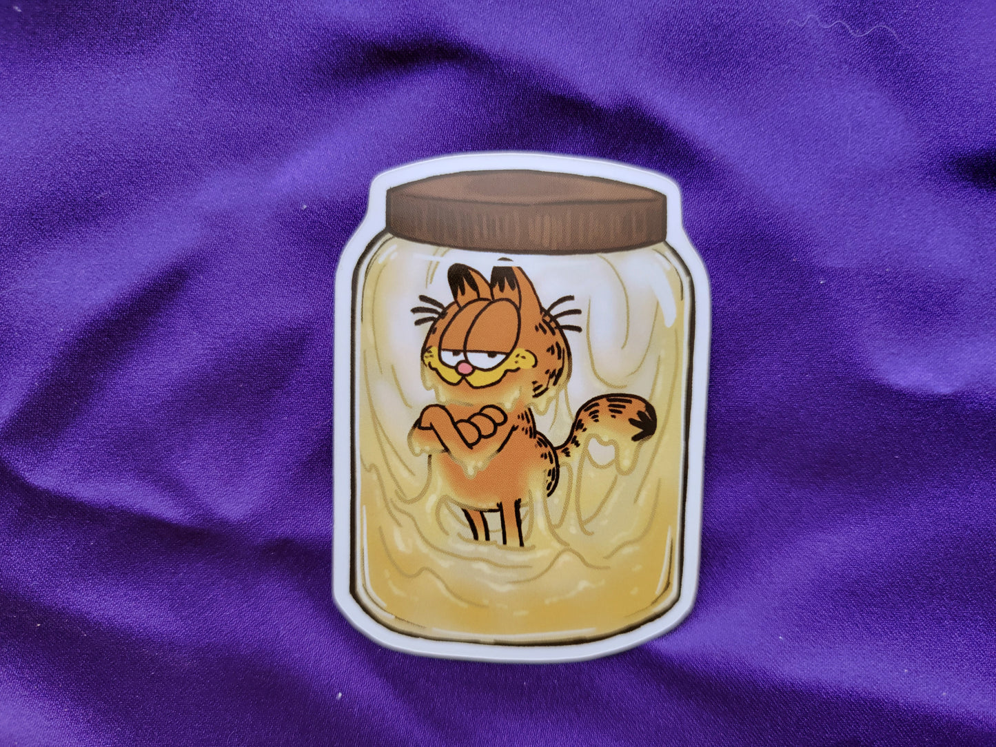 UNHINGED GARFIELD CAT STICKERS