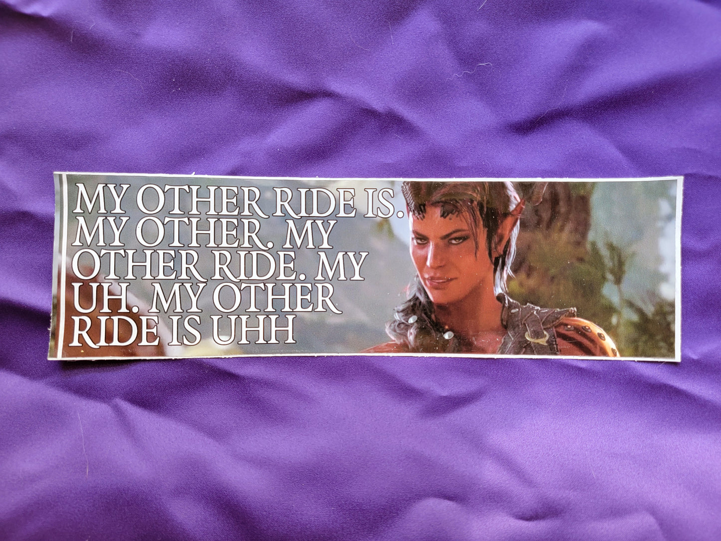 KARLACH "MY OTHER RIDE" BUMPER STICKER