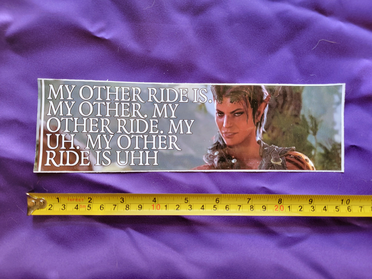 KARLACH "MY OTHER RIDE" BUMPER STICKER