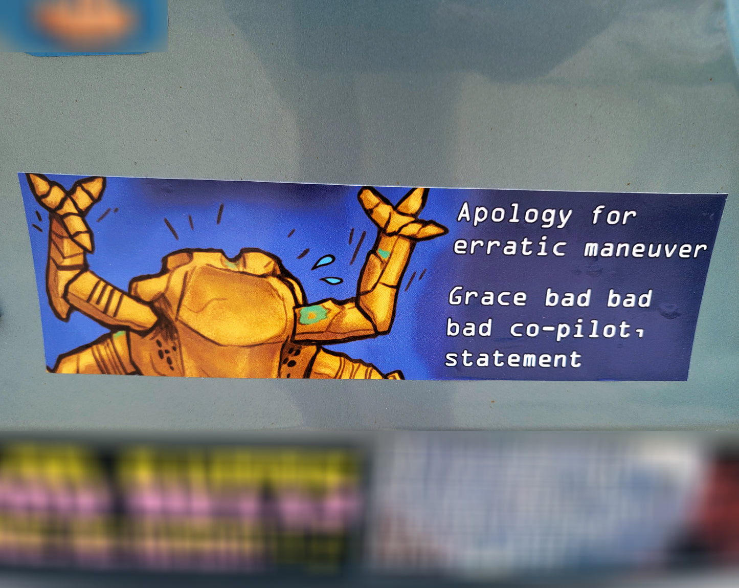 GRACE IS BAD CO-PILOT