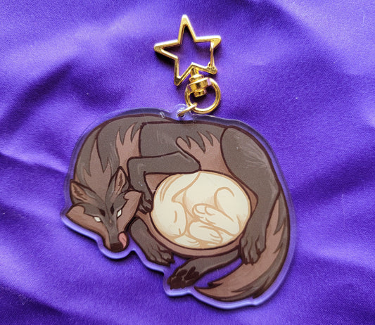 WOLF & RABBIT VORE CHARM