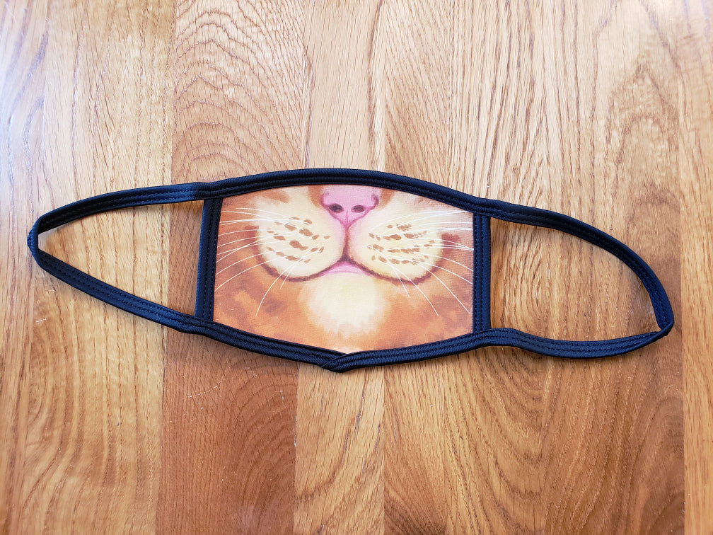 ORANGE CAT MASK