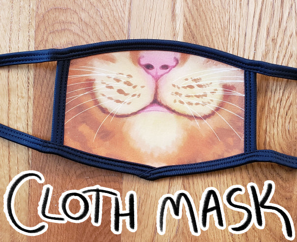 ORANGE CAT MASK