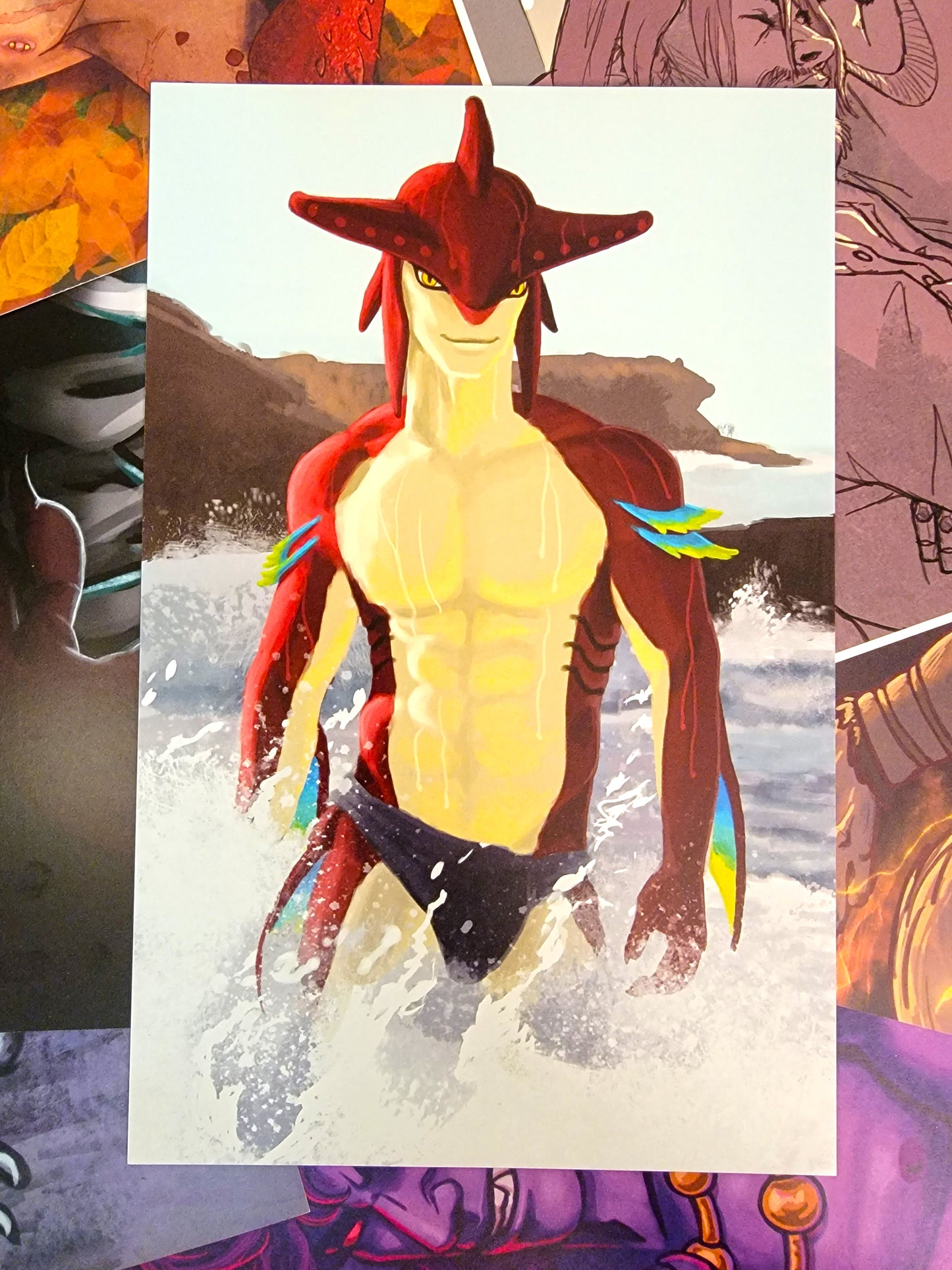SIDON PIN-UP PRINT
